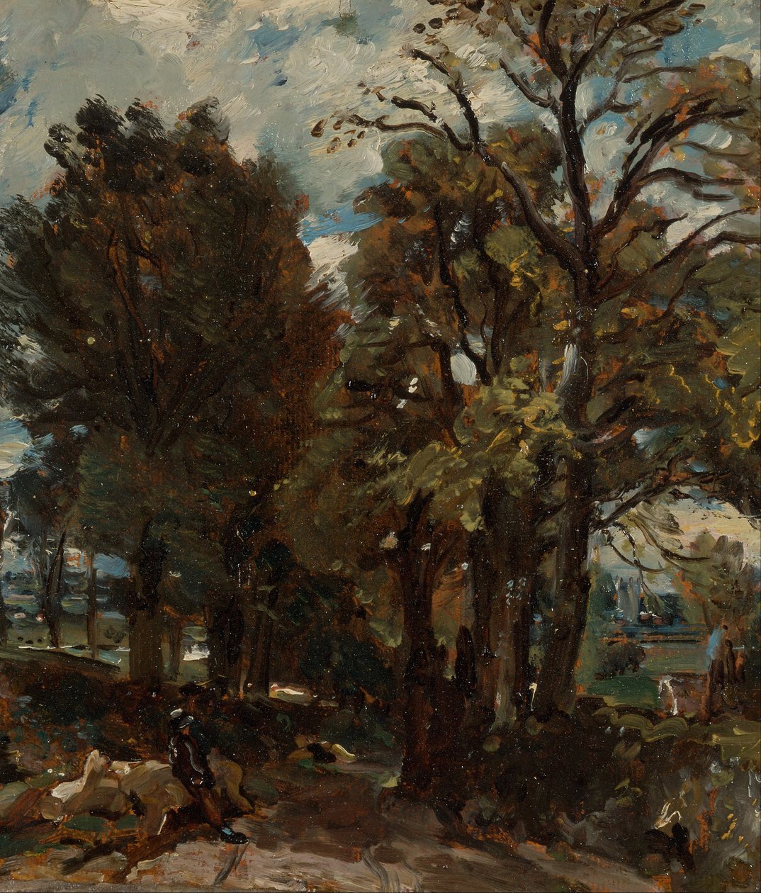 Fen Lane, Itä -Bergholt tekijältä John Constable