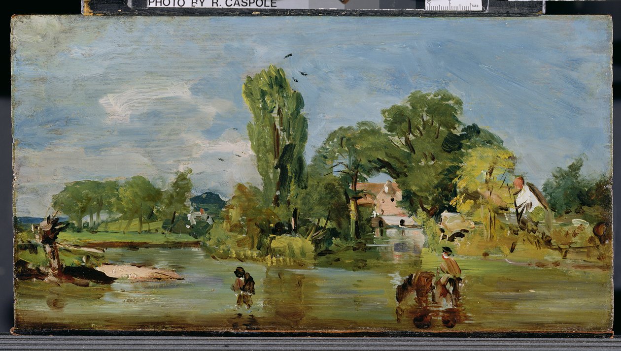 Flatfordin mylly, noin 1810-11 tekijältä John Constable