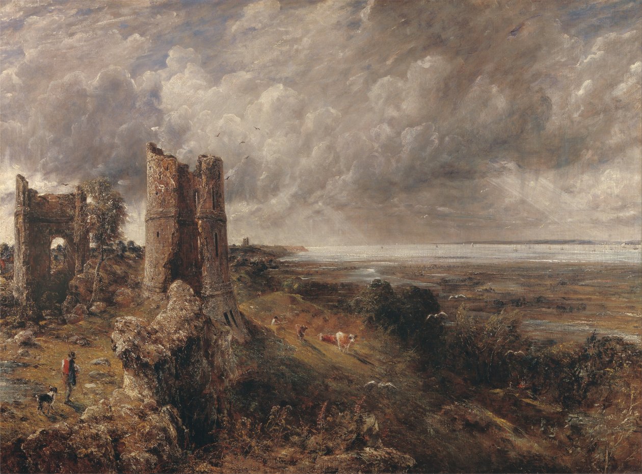 Hadleighin linna, Thamesin suu-Aamu myrskyisen yön jälkeen tekijältä John Constable