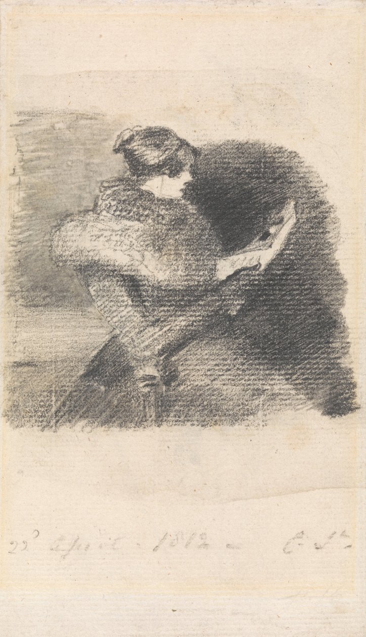Mary Constable Reading tekijältä John Constable