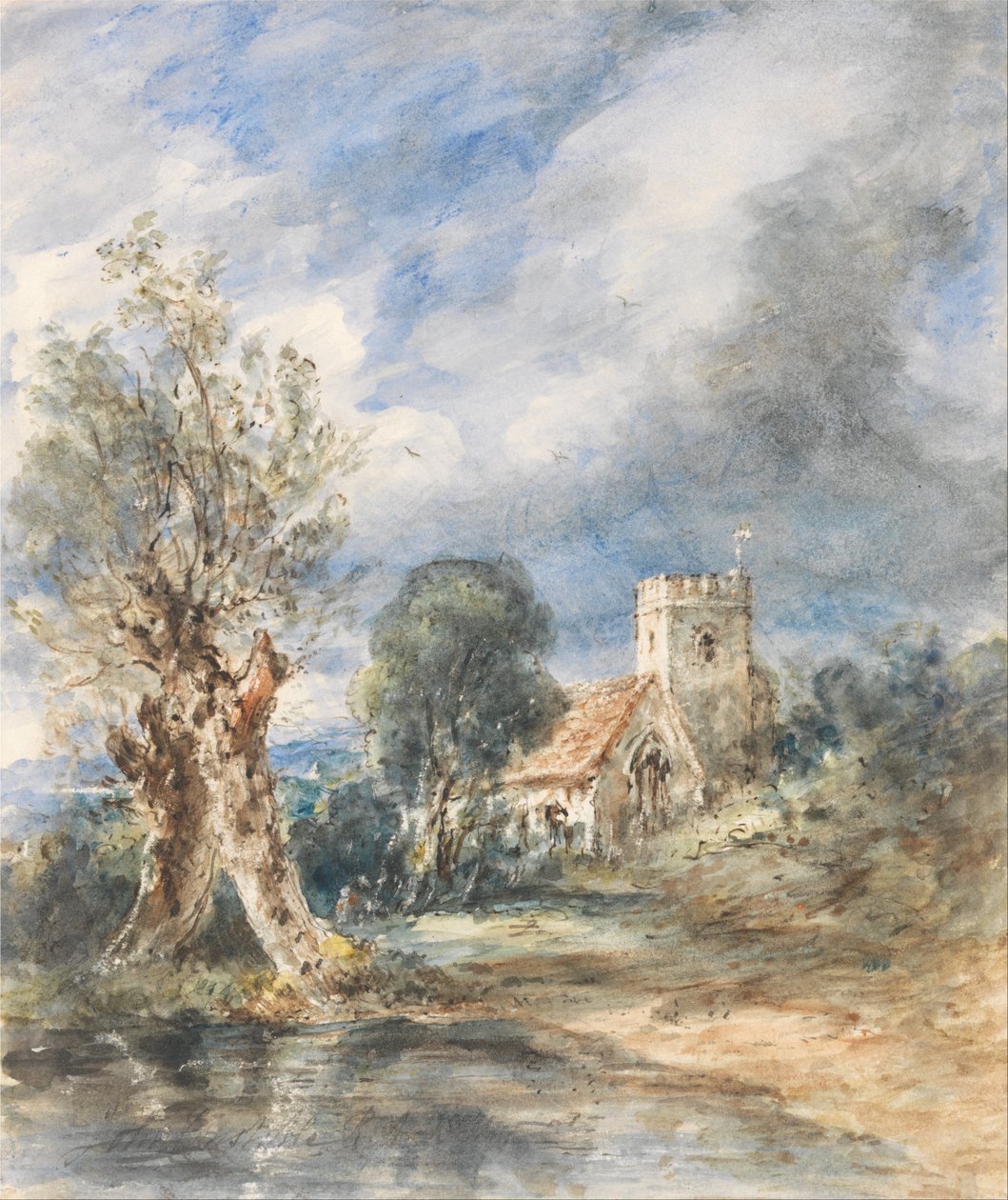 Stoke Pogesin kirkko tekijältä John Constable
