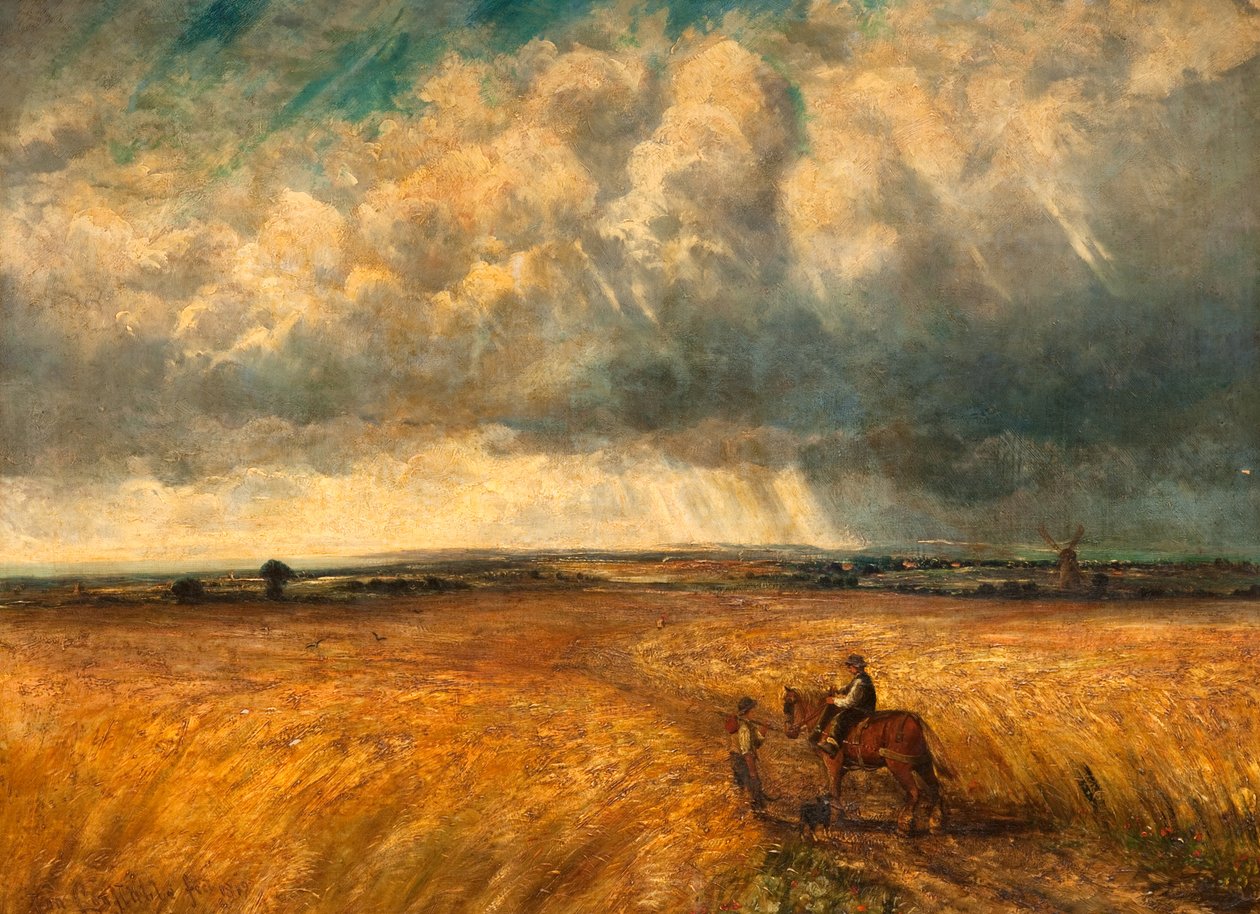 Kokoontuva myrsky, 1819 tekijältä John Constable
