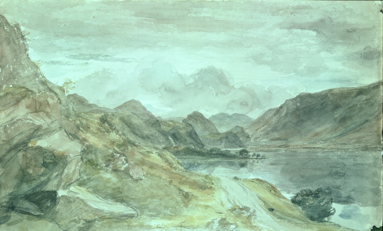 Lake District, noin 1830 tekijältä John Constable