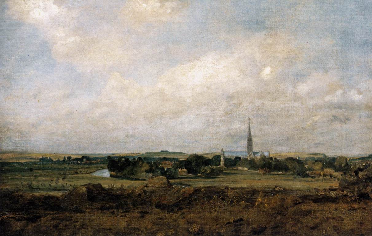 Näkymä Salisburysta tekijältä John Constable
