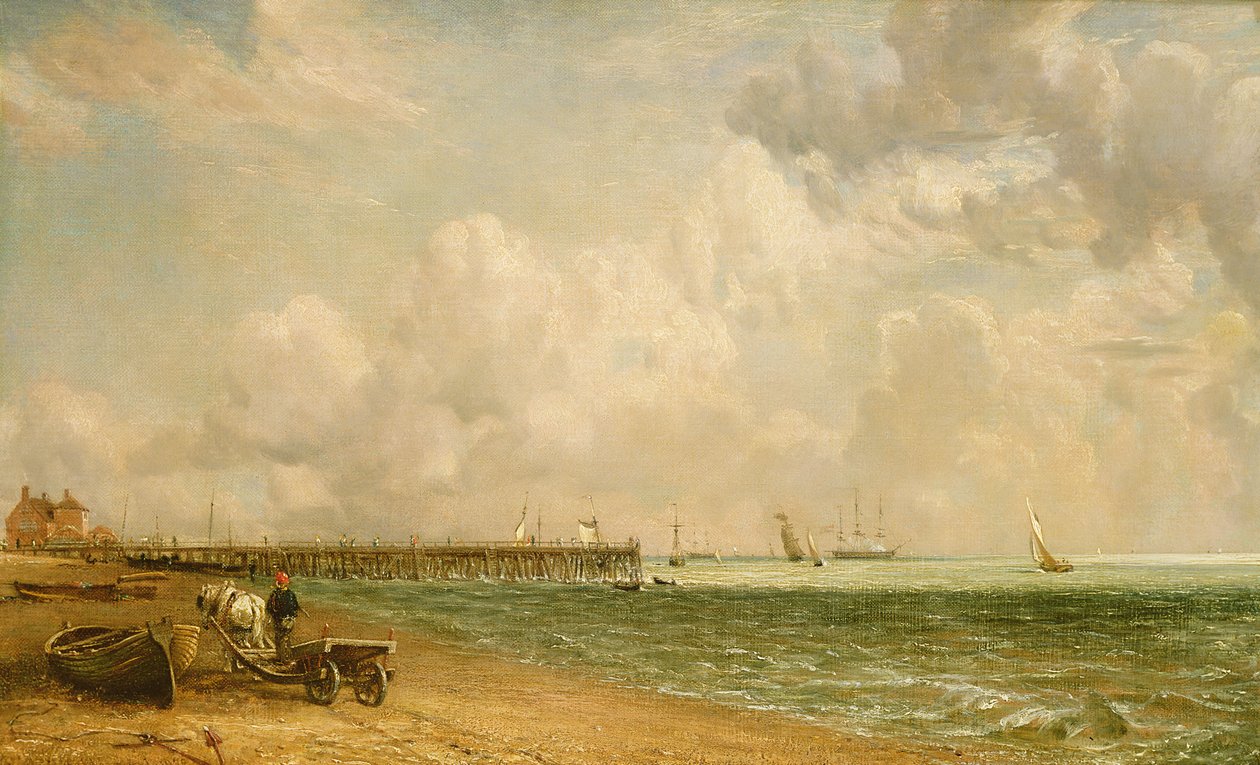 Yarmouthin laituri tekijältä John Constable