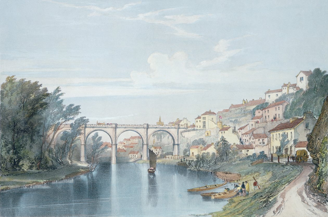 Knaresboroughin silta tekijältä John Cooke Bourne