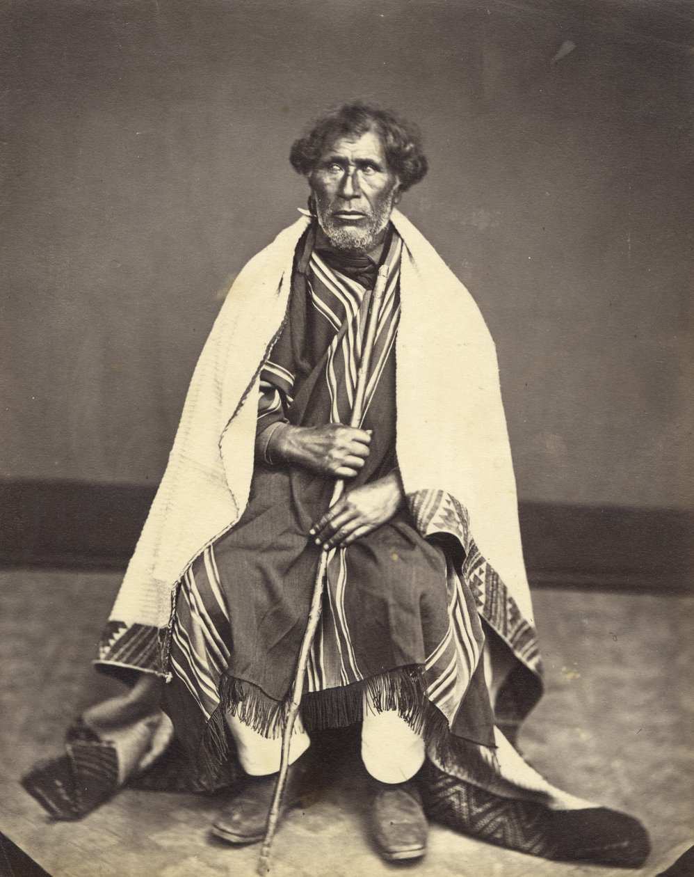 Tairoan kuningas, n. 1860 (albumiprintti) tekijältä John Nicol Crombie