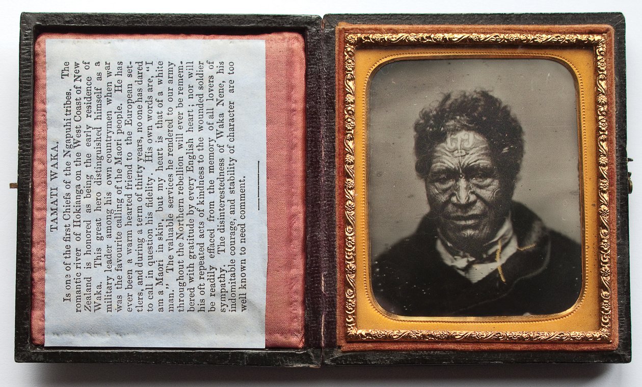 Tamati Waka Nene, n. 1860 (ambrotyyppi) tekijältä John Nicol Crombie