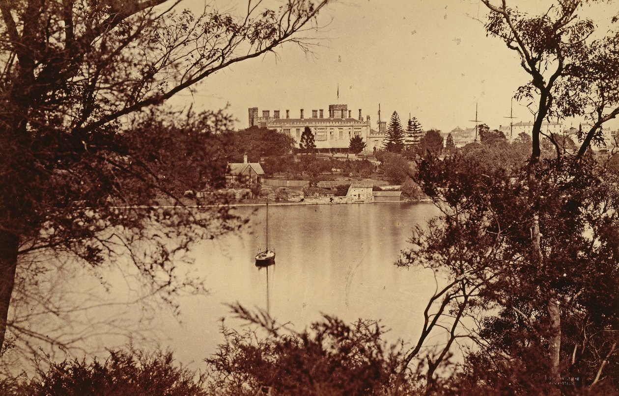 Hallituksen talo, Lady Macquariesin tuolilta, Sydney tekijältä John Degotardi