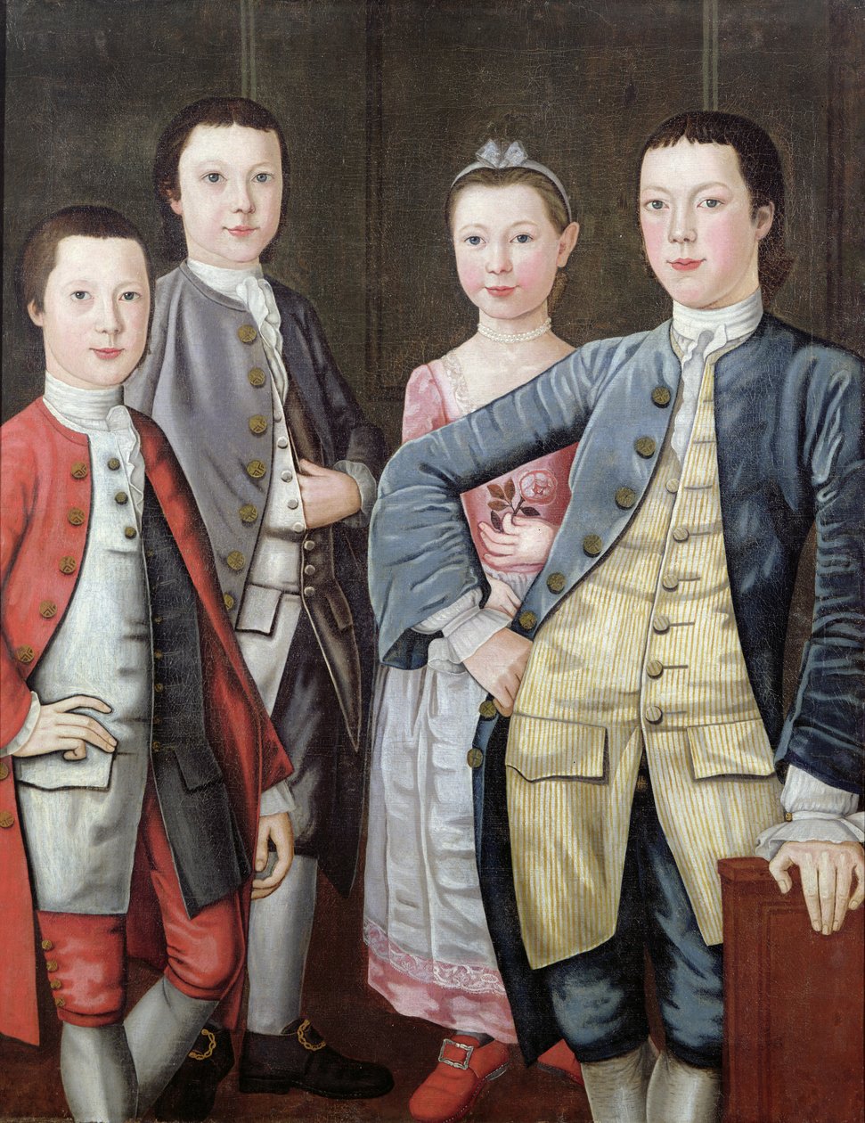Rapaljen lapset, 1768 tekijältä John Durand