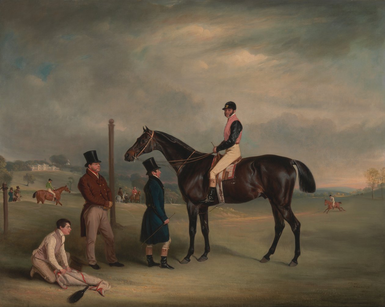 Euxton, sekä John White Up, paikassa Heaton Park tekijältä John E. Ferneley