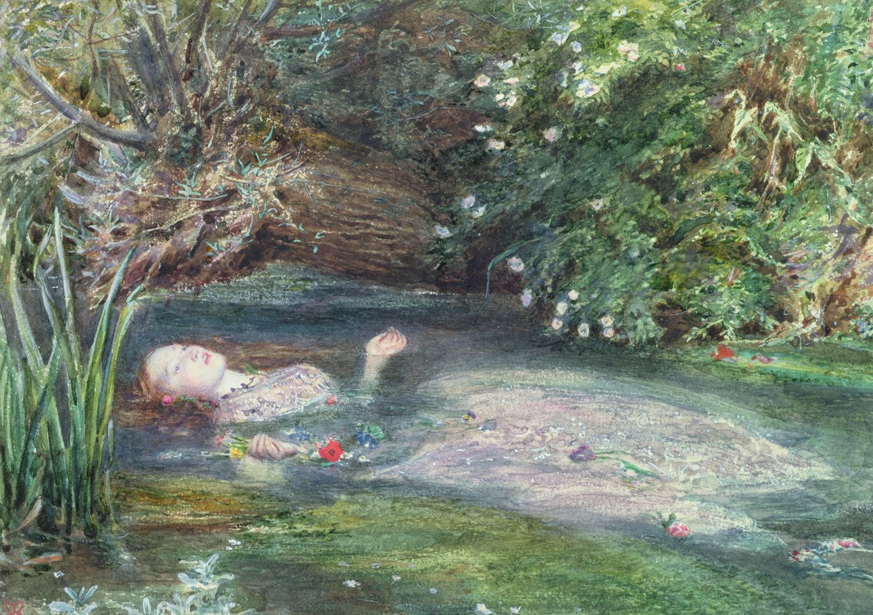 Ophelia tekijältä John Everett Millais