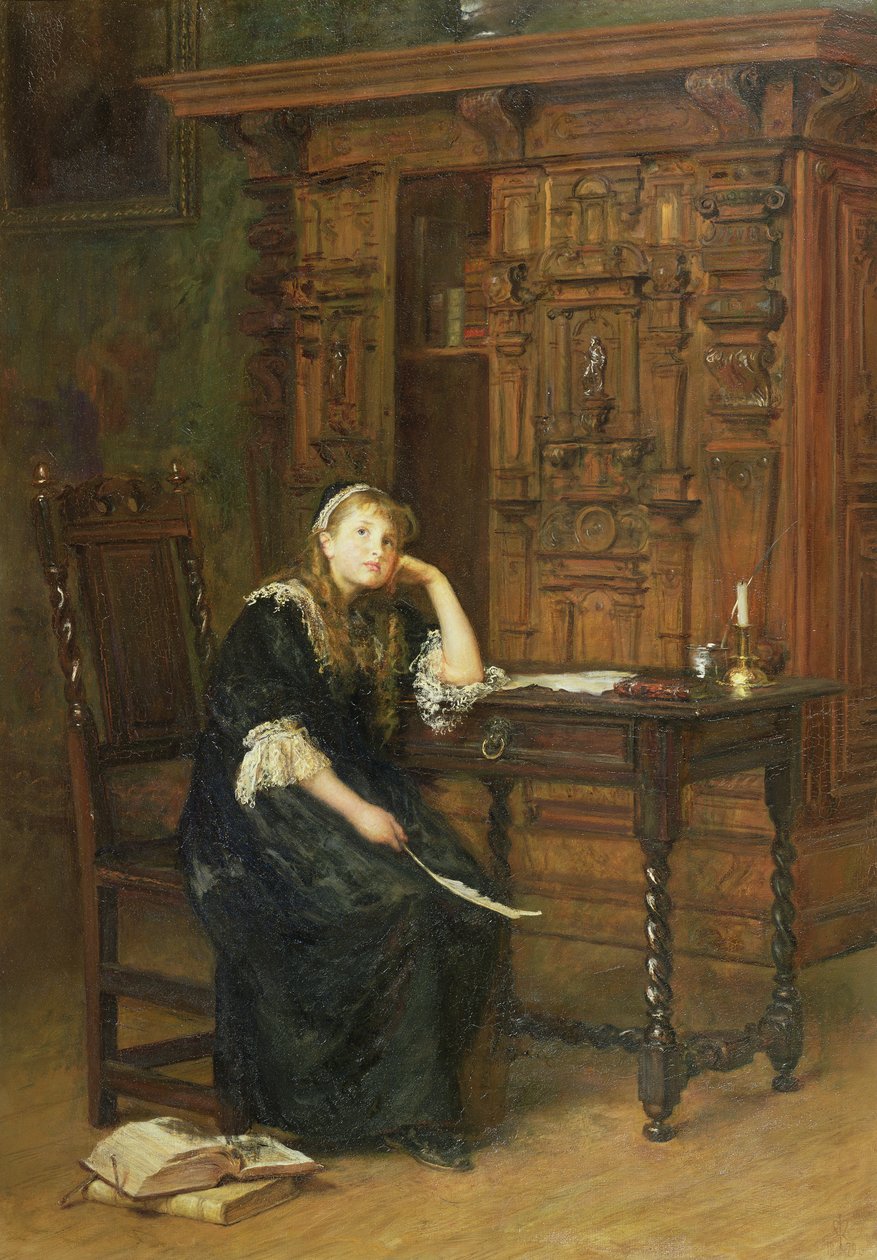 Prinsessa Elizabeth vankilassa. 1879 tekijältä John Everett Millais