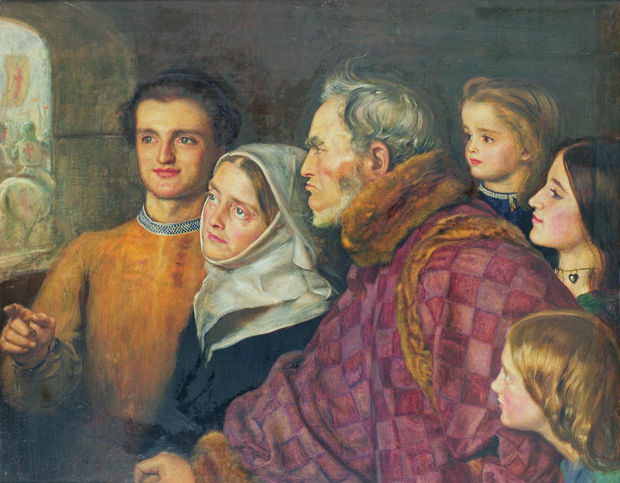 Ristiretkeläisten lähtö tekijältä John Everett Millais