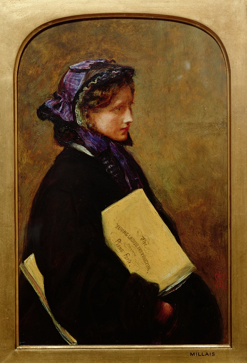 Musiikin rakastajatar tekijältä John Everett Millais