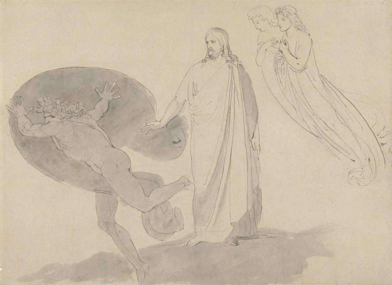 Mene takanani, Saatana tekijältä John Flaxman