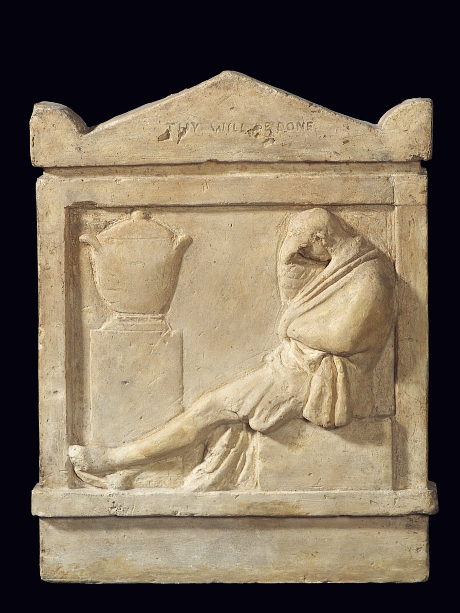Pastori Thomas Brandin muistomerkki, 1815-16 (kipsi). tekijältä John Flaxman