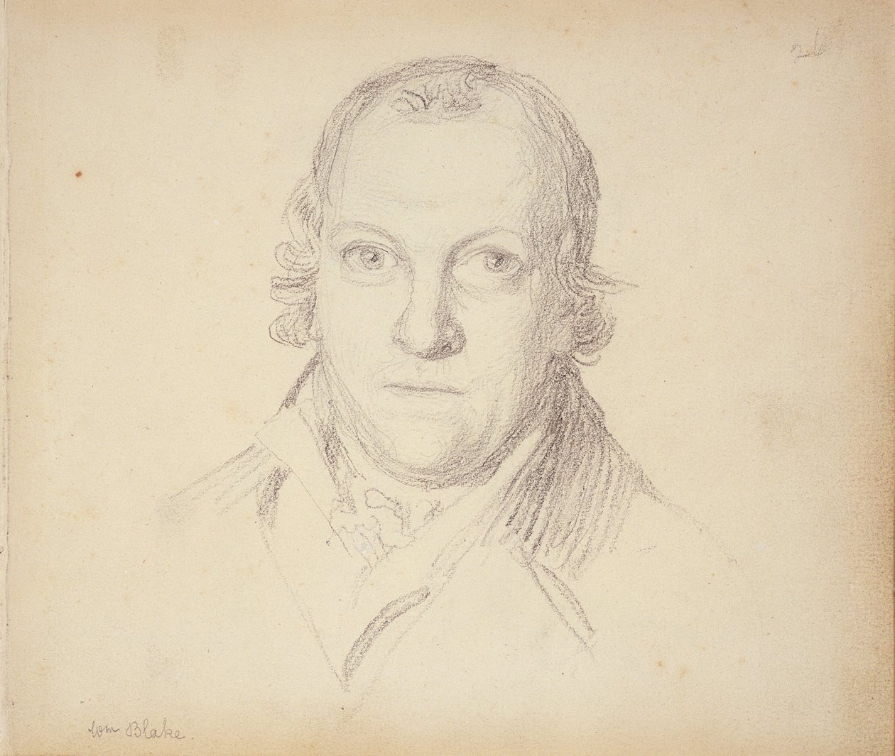 William Blaken (1757-1827) muotokuva kynämuotokuvien kirjasta, n. 1801 tekijältä John Flaxman