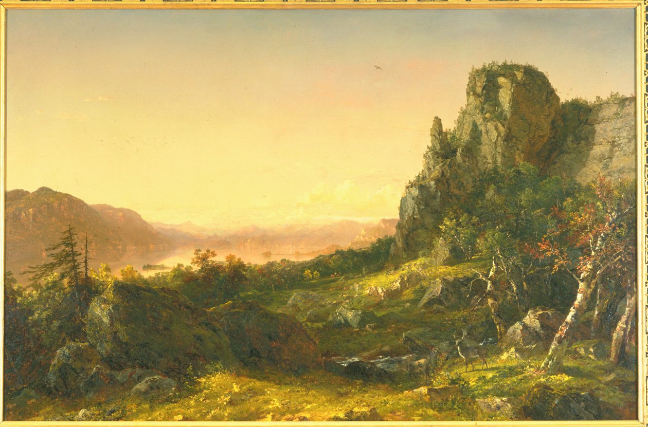 Kalliomaisema, 1853 tekijältä John Frederick Kensett