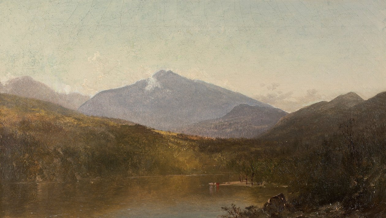 Valkoiset vuoret Shelburne, NH tekijältä John Frederick Kensett