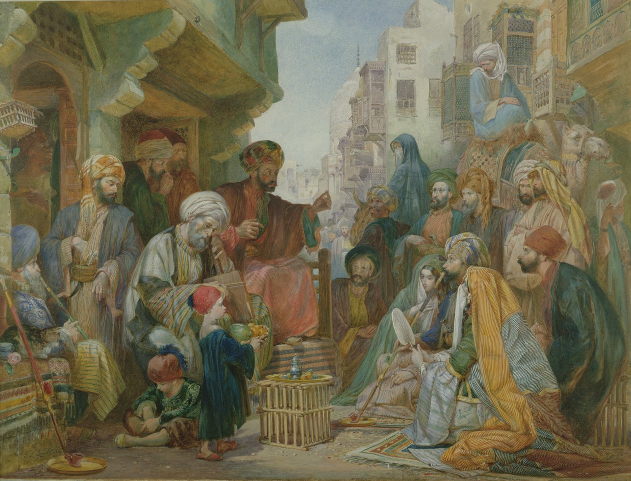 Katu Kairossa tekijältä John Frederick Lewis