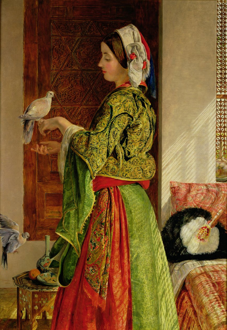 Häkkikyyhkyset (katso myös 62504) tekijältä John Frederick Lewis