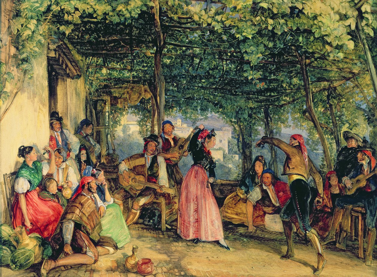 Fiesta Granadassa tekijältä John Frederick Lewis