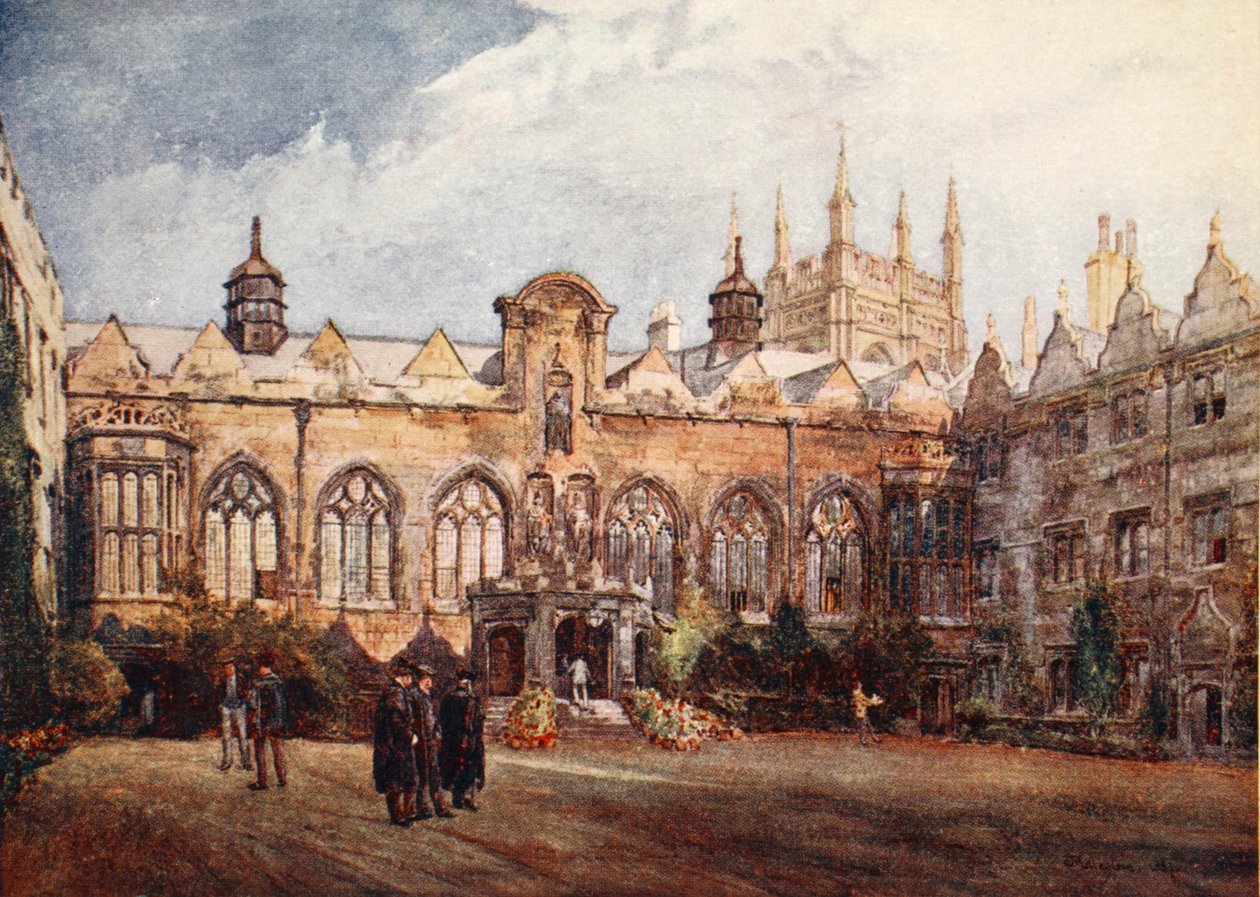 Oriel College, 1903 tekijältä John Fulleylove