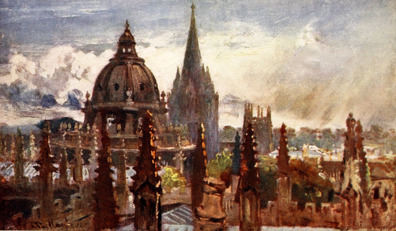 Oxford, Sheldonian Theatre, 1903 tekijältä John Fulleylove