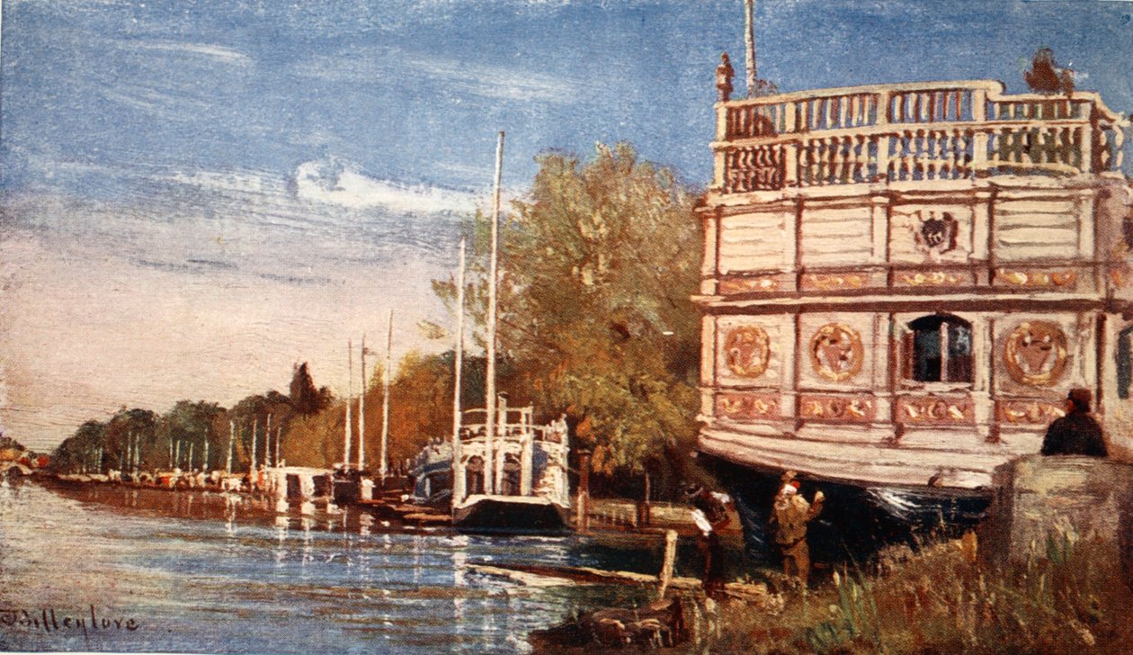 Isis-joki, 1903 tekijältä John Fulleylove
