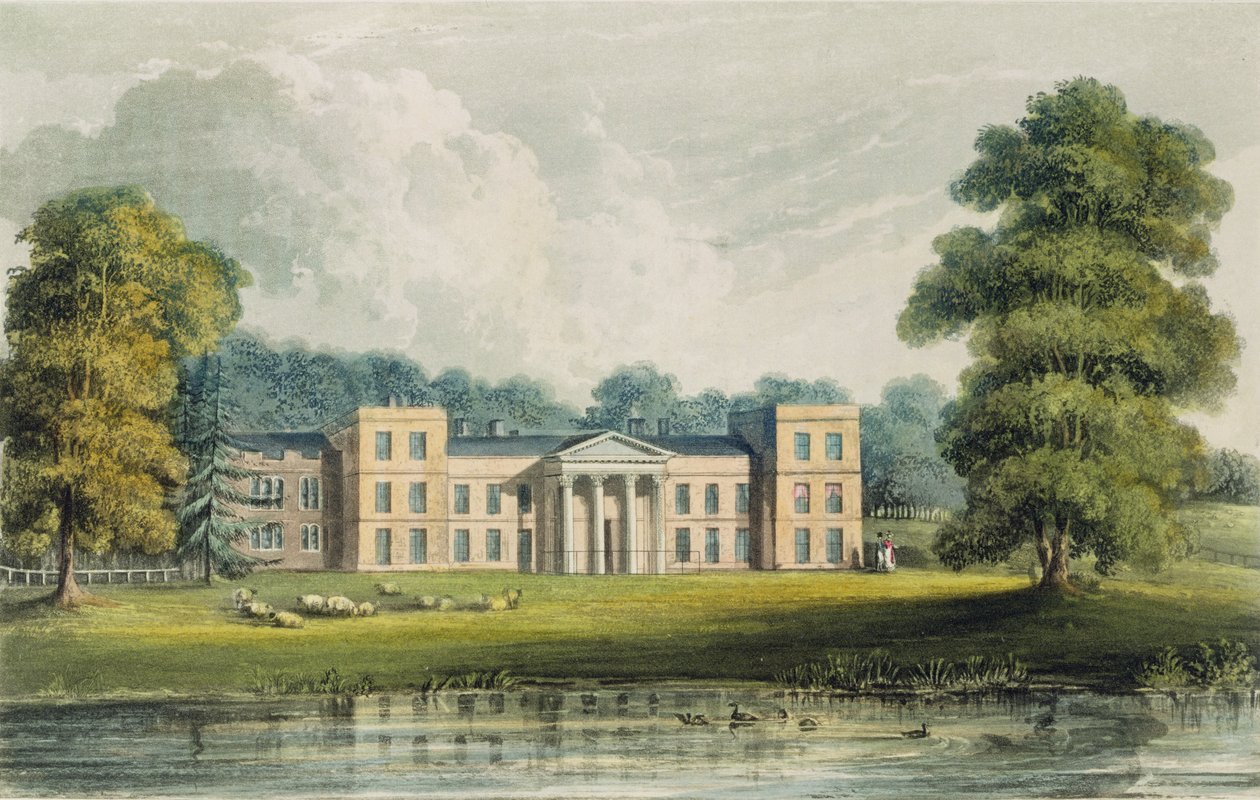 Viiniköynnös järvestä, Ackermannin "taidevarasto", 1828 tekijältä John Gendall