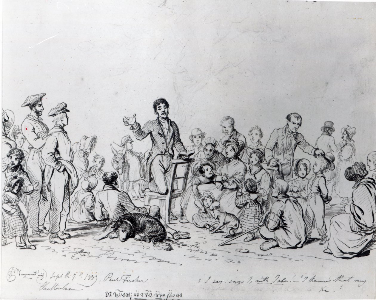 Kenttäsaarnaaja, 1837 tekijältä John George Paul Fischer