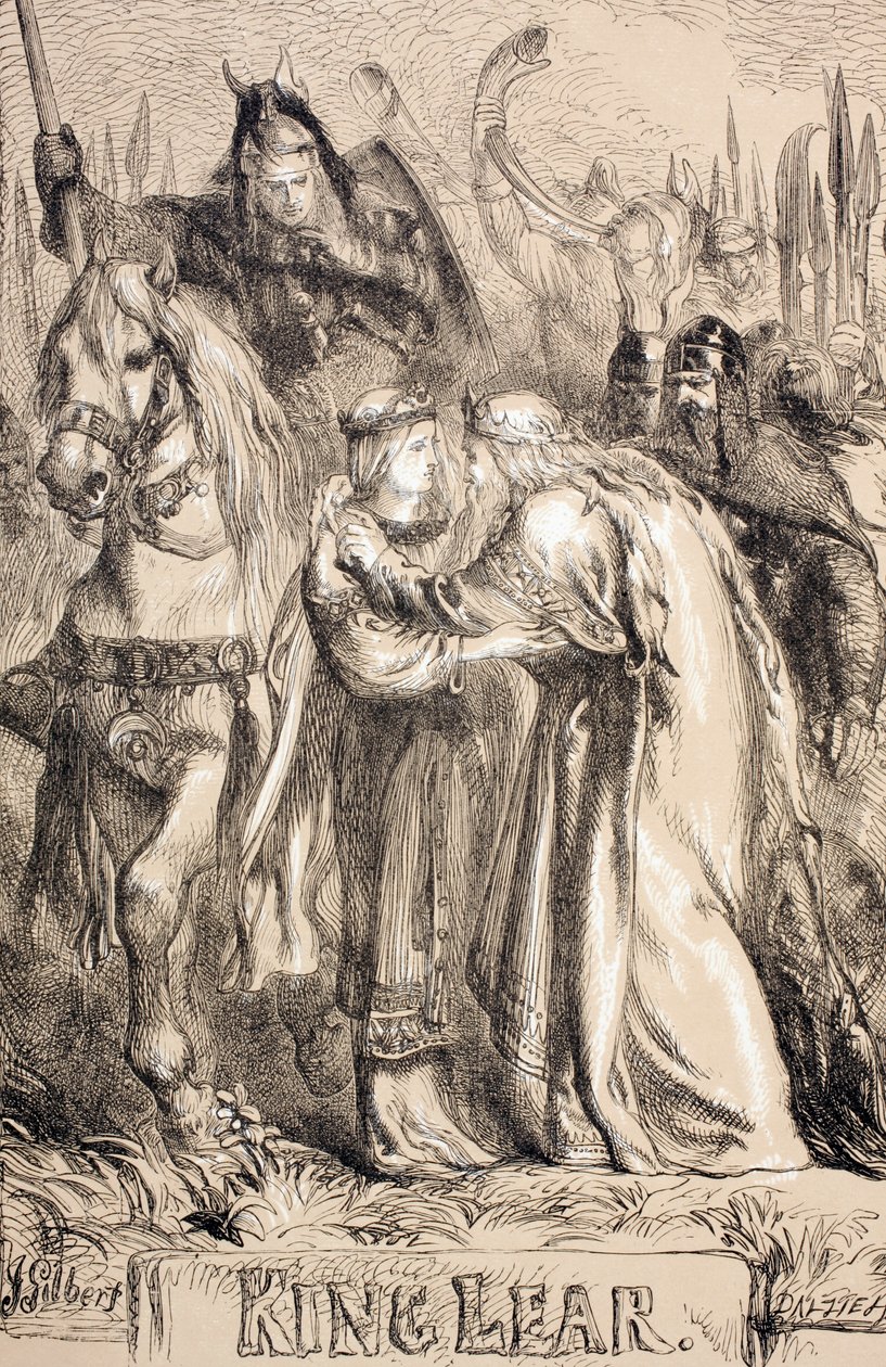 Kuningas Lear, 1890 tekijältä John Gilbert
