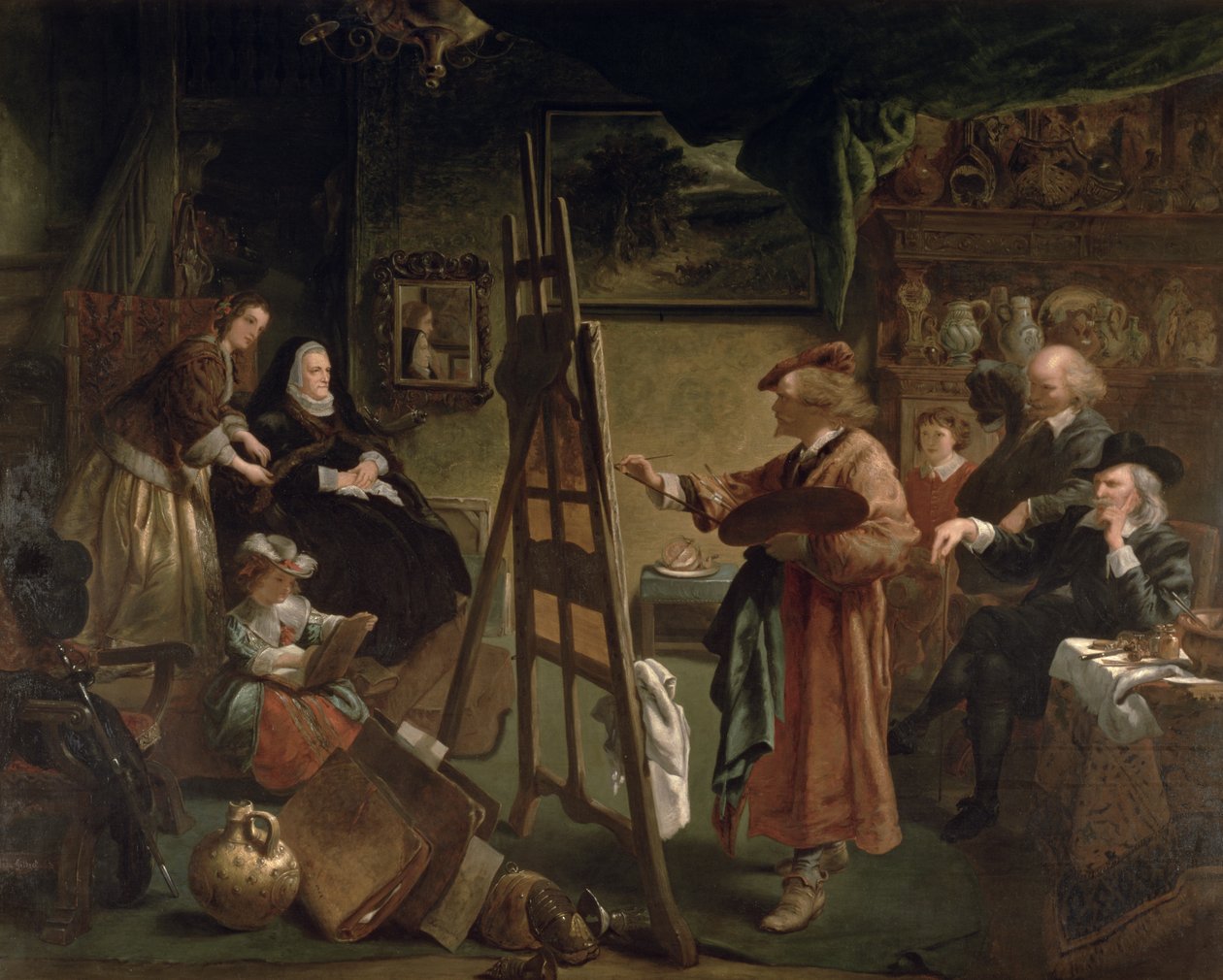 Rembrandt studiossaan tekijältä John Gilbert