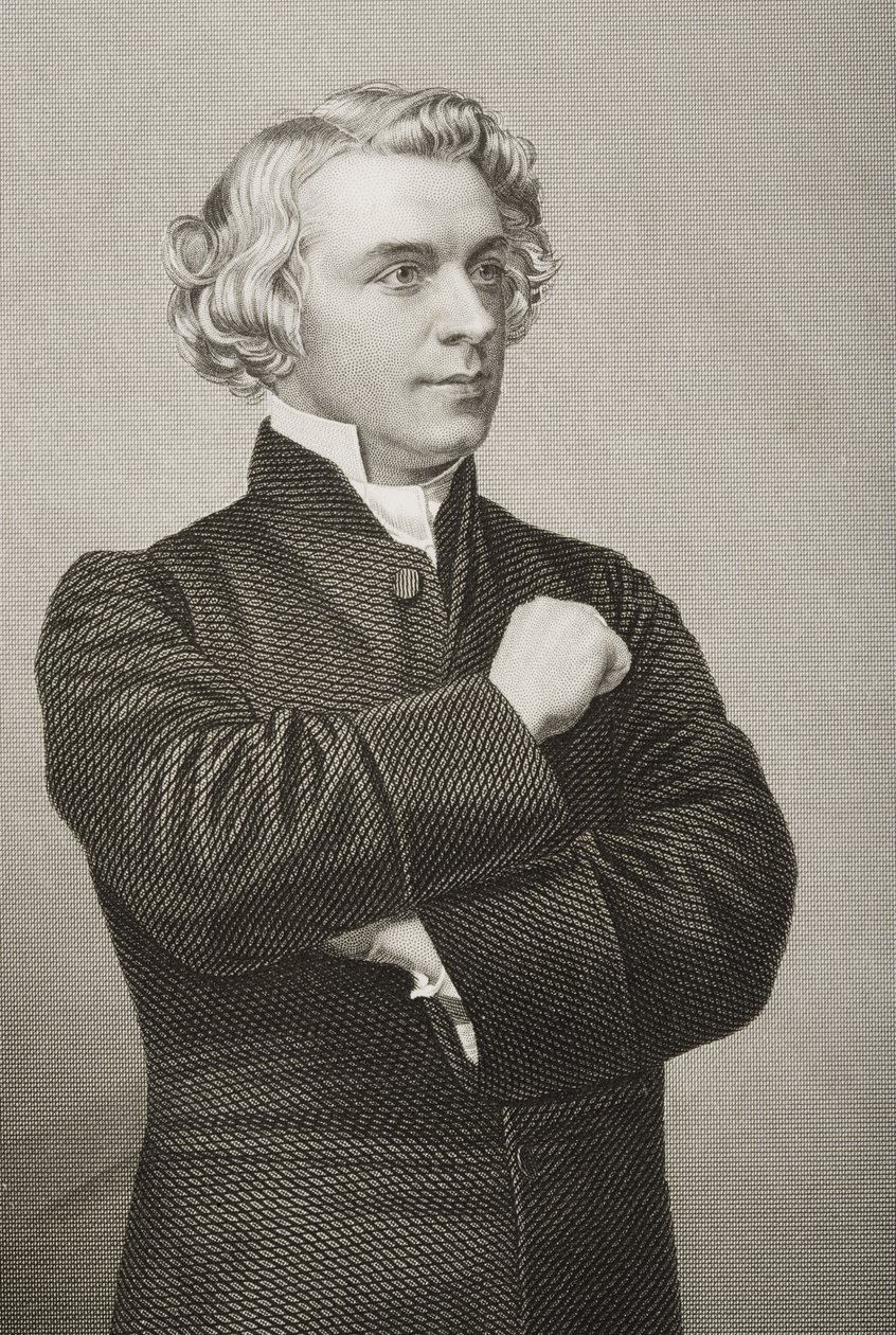 John Chippendall Montesquieu Bellew (1823-74), kaiverrus D.J. Pound valokuvasta, Lontoossa 1860 julkaistusta The Drawing-Room of Eminent Personages, Volume 2 tekijältä John Jabez Edwin Paisley Mayall