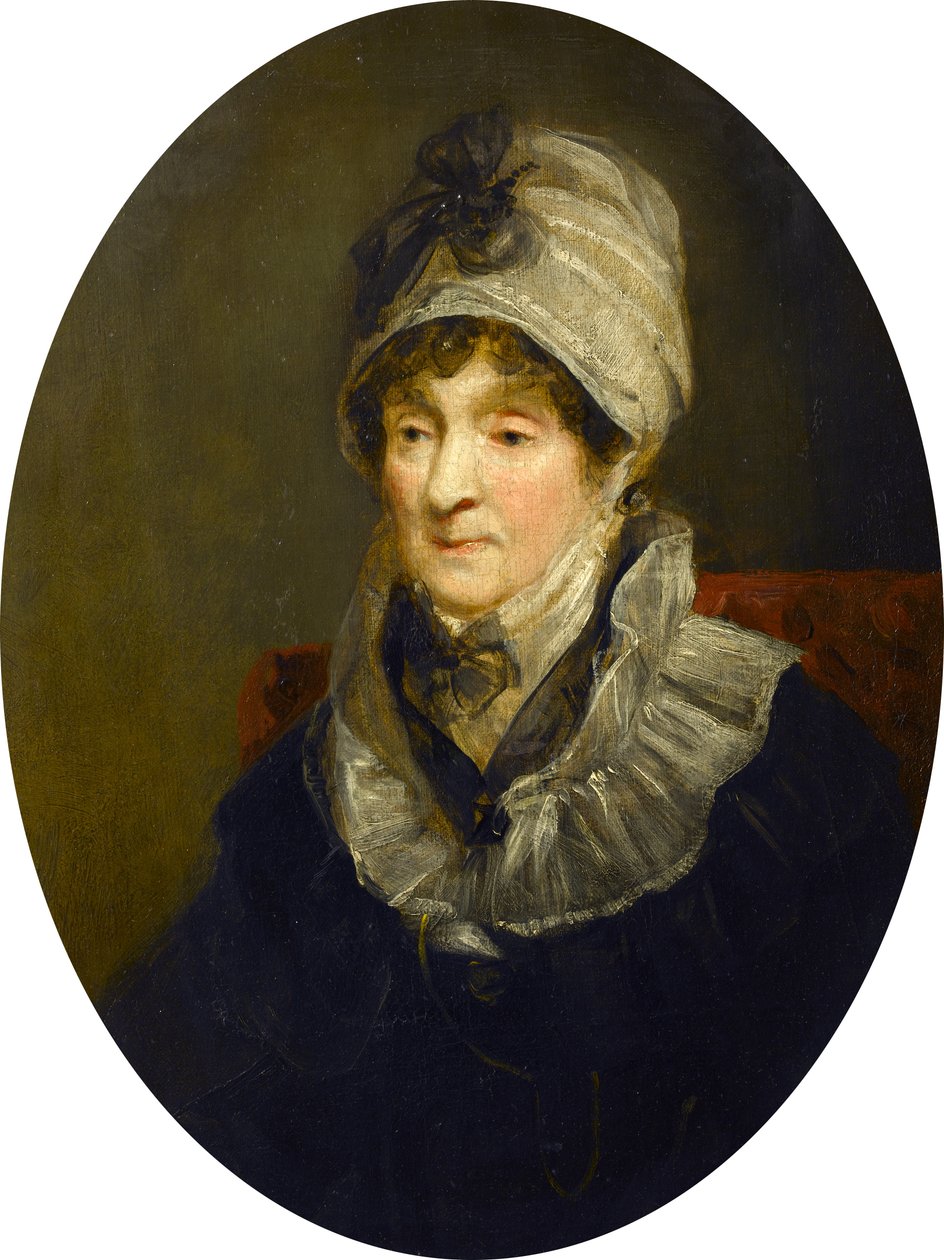 Naisen muotokuva (Mrs Parry, Sir W.E. Parryn äiti, RN), n. 1824 tekijältä John Jackson