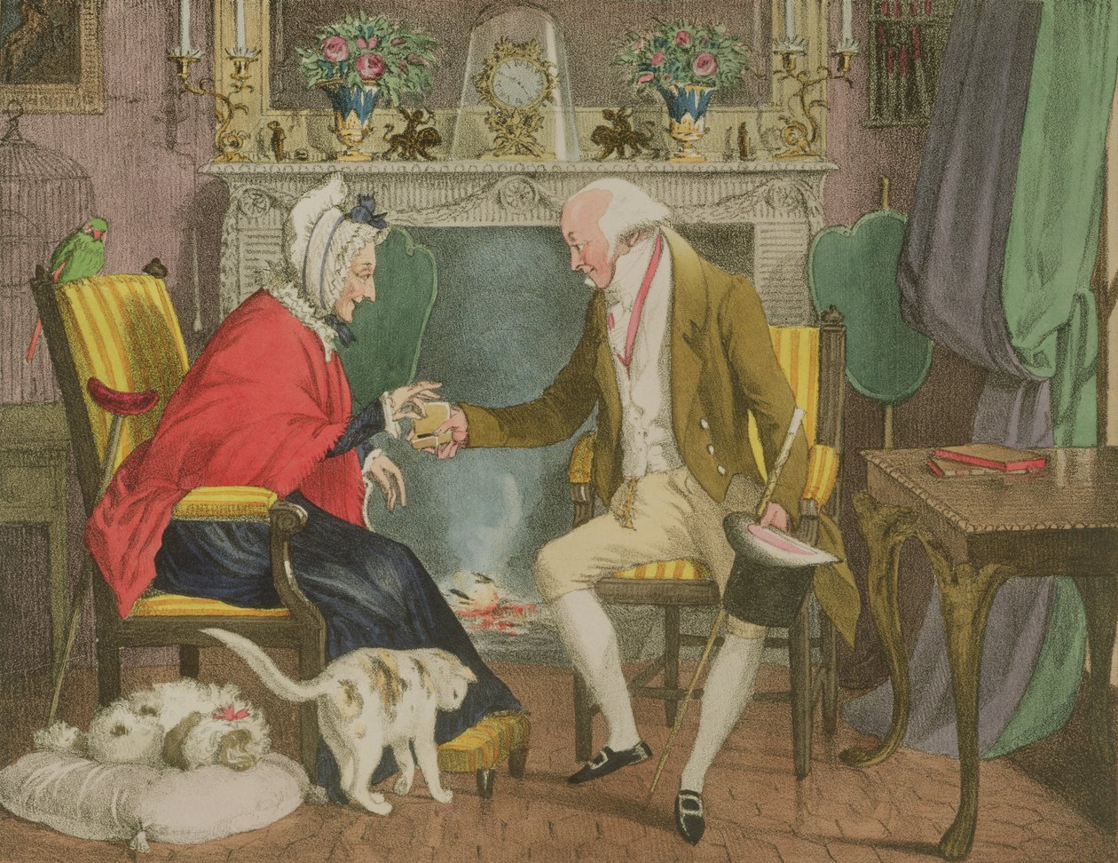 Nuuskan ripaus, pubi. Rodwell ja Martin, 1821 tekijältä John James Chalon