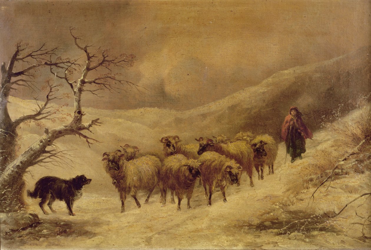 Paimentar lumessa, 1845-1900 tekijältä John Joseph Barker