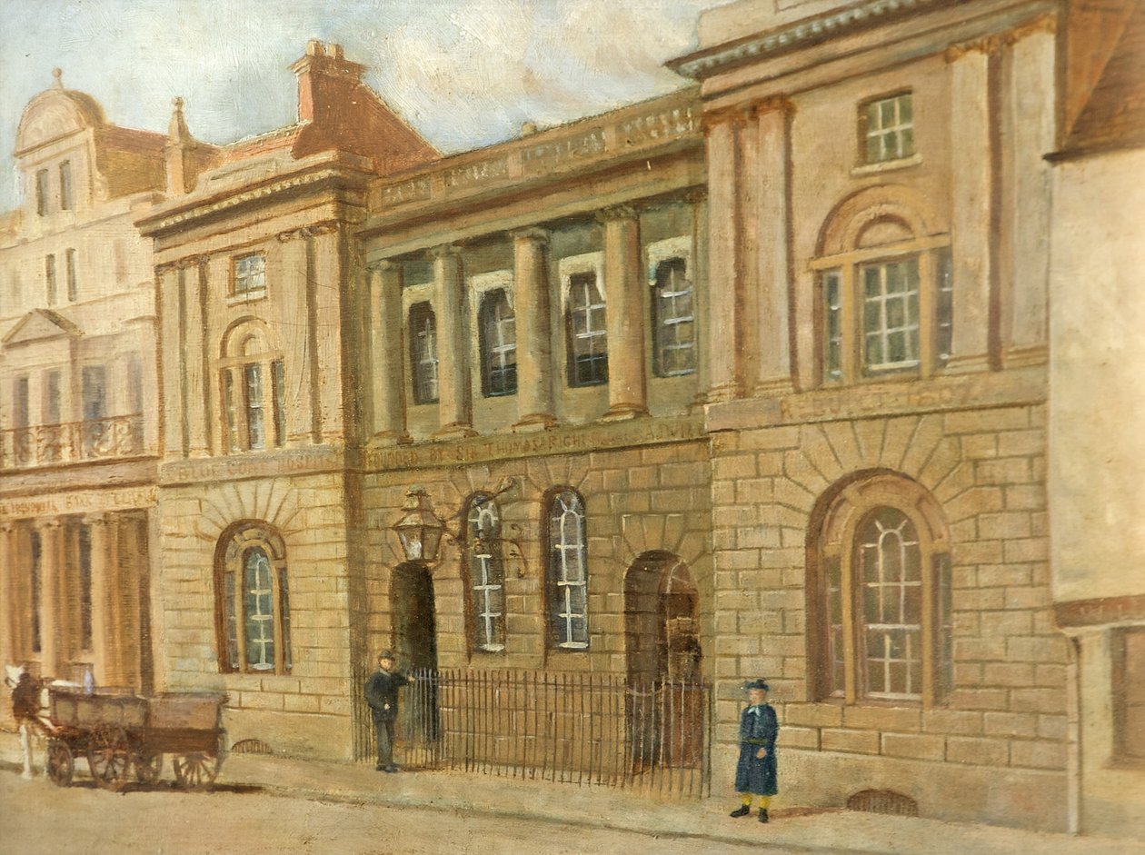 Blue Coat School, Gloucester, n. 1880 tekijältä John Kemp