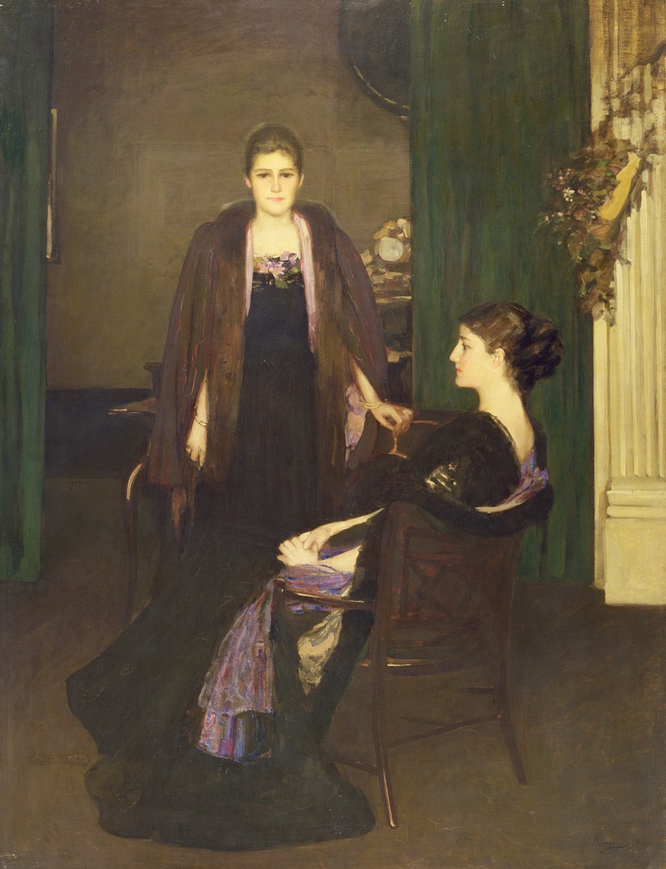 Neiti MacLaren ja rouva Oliver tekijältä John Lavery