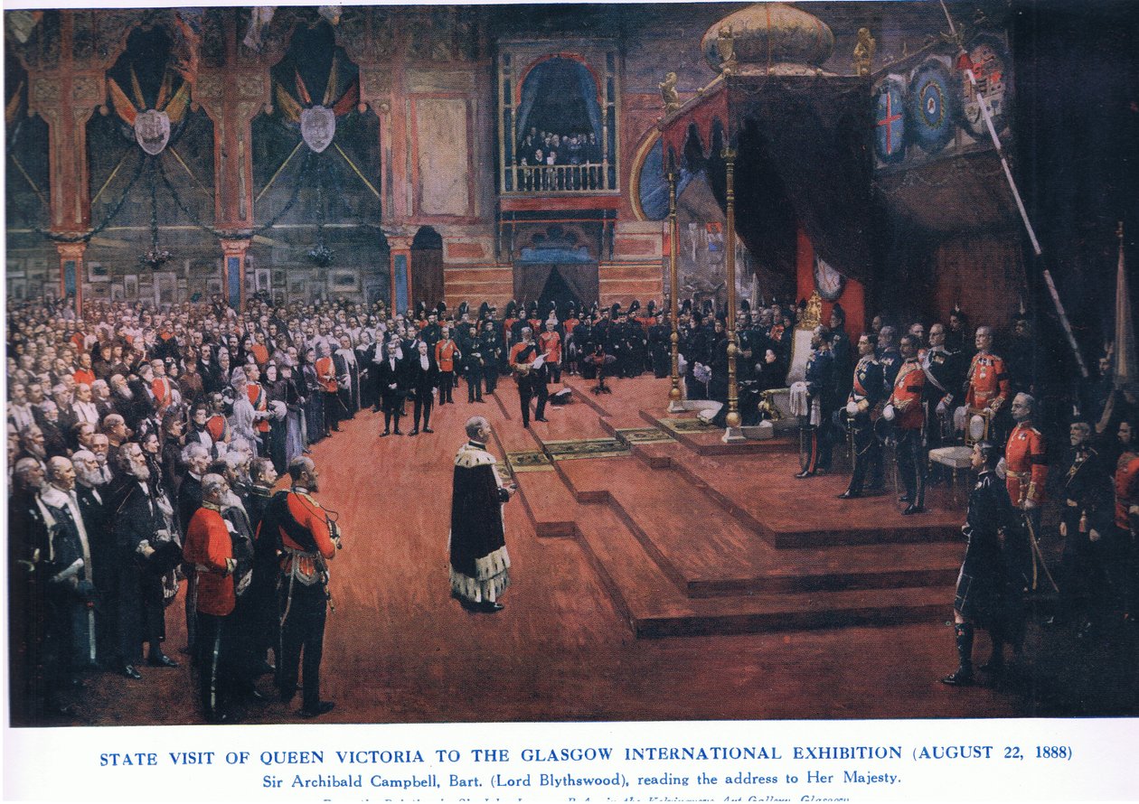 Kuningatar Victorian valtiovierailu Glasgow