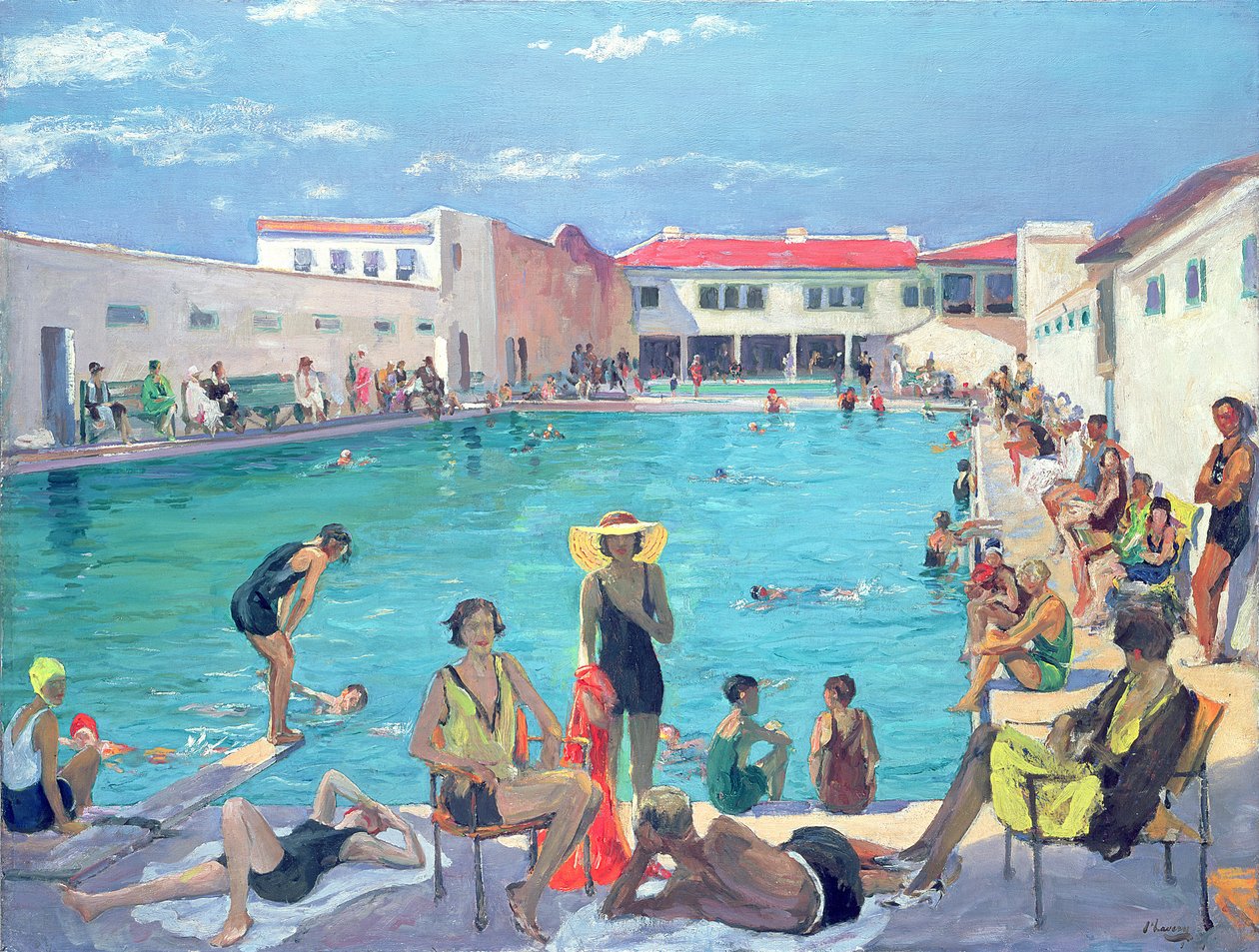 Talvi Floridassa tekijältä John Lavery