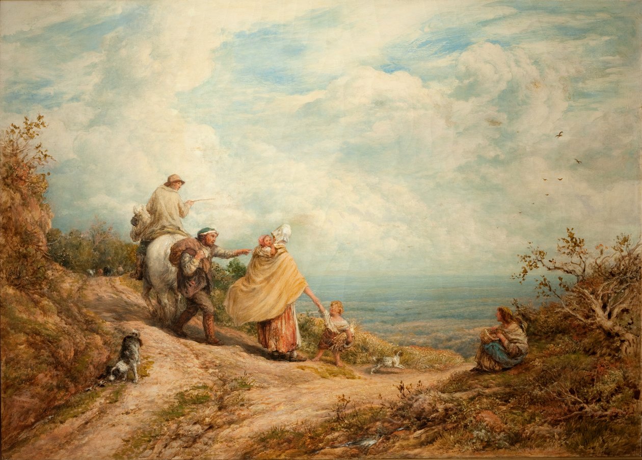 Osoittaen tietä, 1874 tekijältä John Linnell