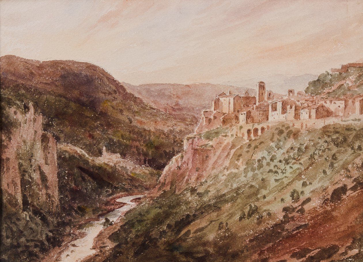Civita Castellana, 1854 tekijältä John Louis Petit