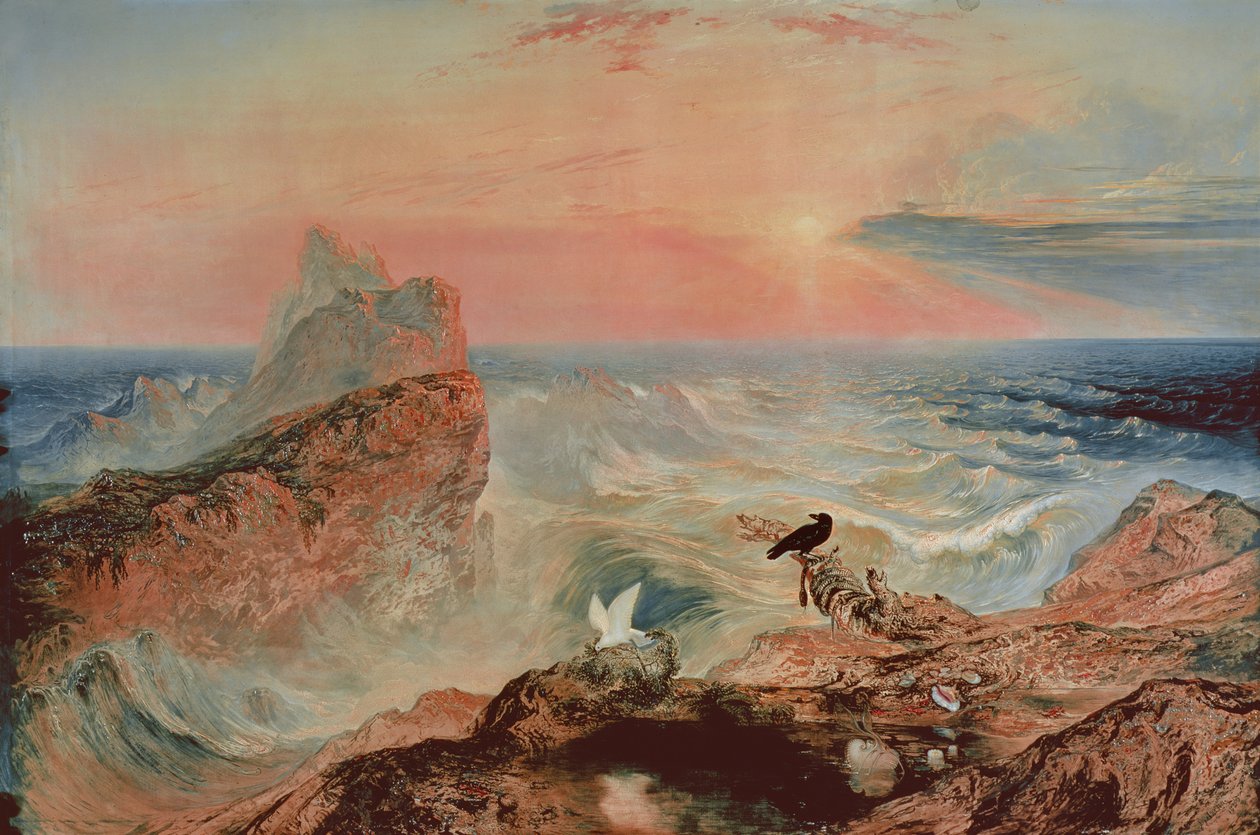 Assuaging of the Waters, 1840 tekijältä John Martin