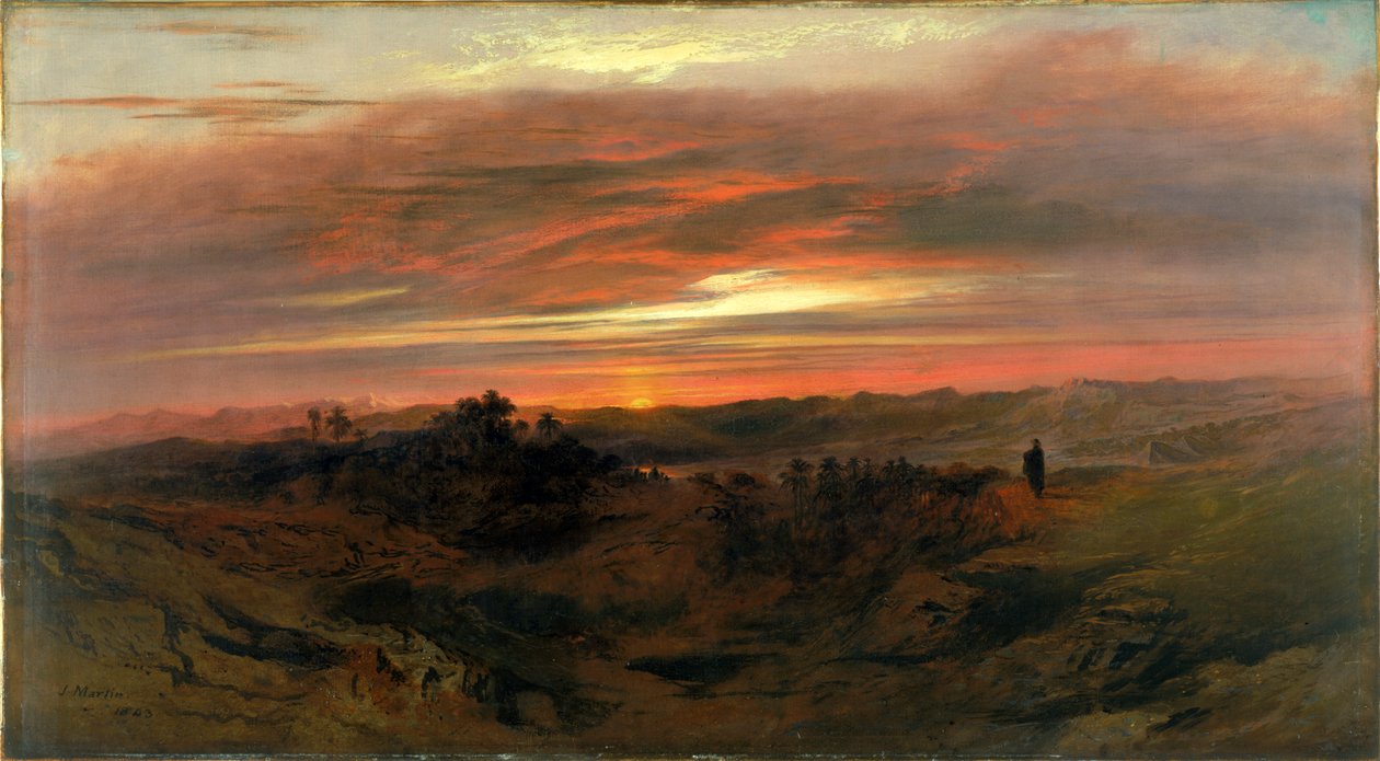 Yksinäisyys, 1843 tekijältä John Martin