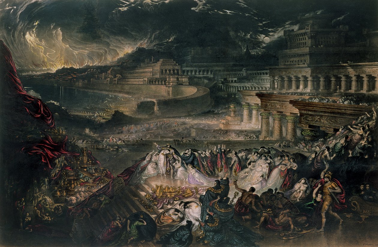 Niniven syksy (tulostus) tekijältä John Martin