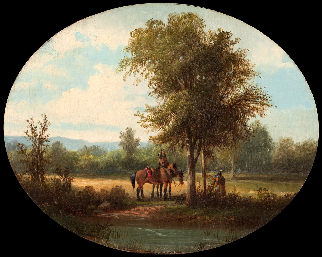 Aamupäivä Milk River Valleyssa, noin 1870 tekijältä John Mix Stanley