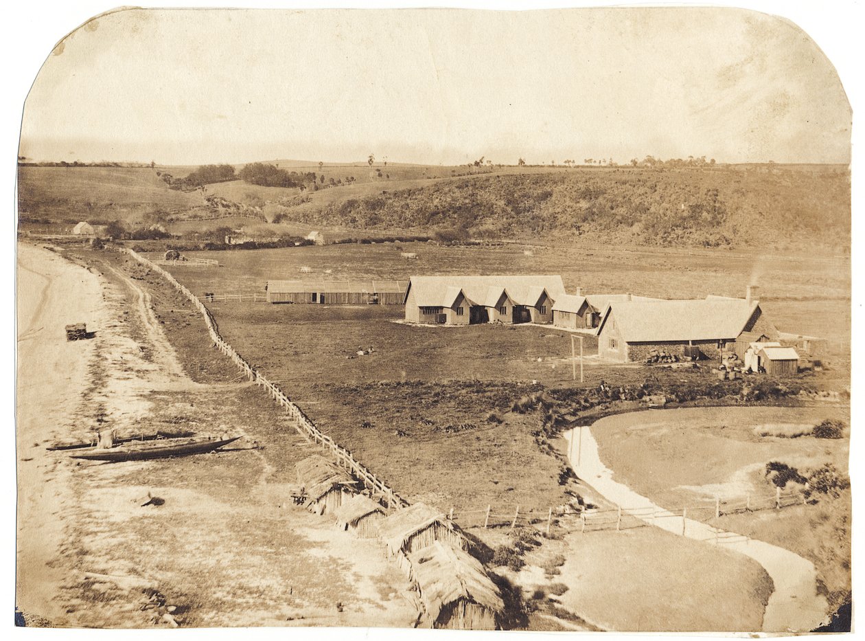 Kohimarama, n. 1860 (albumenoitu suolaprintti) tekijältä John Nicol Crombie
