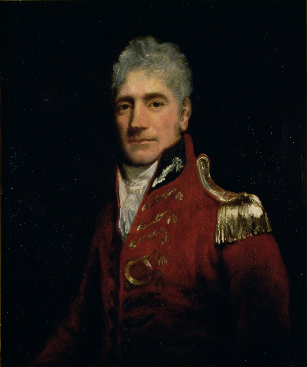 Mahdollisesti muotokuva kenraalimajuri Lachlan Macquariesta (1761-1824), Uuden Etelä-Walesin kuvernööri 1809-21, "Australian isä", n. 1805 tekijältä John Opie
